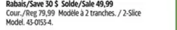 Canadian Tire Oster 2-Slice Model offer