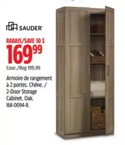 Canadian Tire 2-Door Storage Cabinet. Oak offer