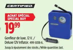 Canadian Tire Deluxe 12V Inflator offer
