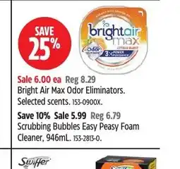 Canadian Tire brightair max odor eliminators offer