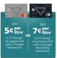 Canadian Tire Triangle Mastercard offer