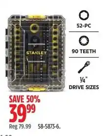 Canadian Tire Stanley 52-pc drill bit set offer