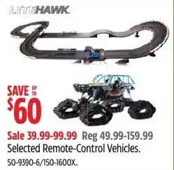 Canadian Tire Litehawk selected remote-control vehicles offer
