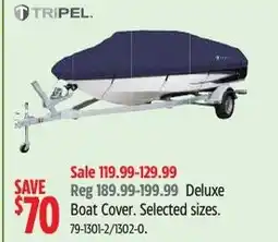 Canadian Tire Triipel deluxe boat cover offer