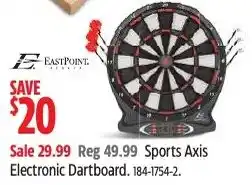 Canadian Tire EastPoint Sports Axis Electronic Dartboard offer