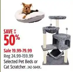 Canadian Tire Selected Pet Beds or Cat Scratcher offer
