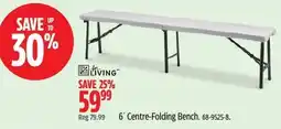 Canadian Tire Living 6' Centre-Folding Bench offer