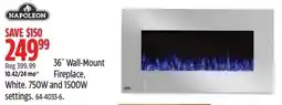 Canadian Tire Napoleon 36" Wall-Mount Fireplace offer