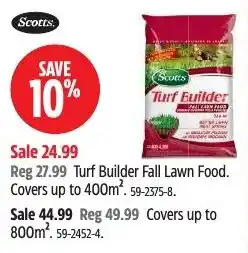 Canadian Tire Scotts Turf Builder Fall Lawn Food offer