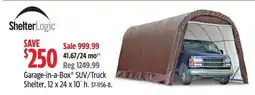 Canadian Tire ShelterLogic Garage-in-a-Box® SUV/Truck Shelter offer