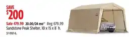 Canadian Tire Sandstone Peak Shelter offer