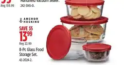Canadian Tire Anchor Hocking 8-Pc Glass Food Storage Set offer