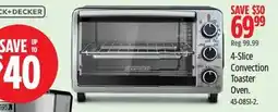 Canadian Tire Black+Decker 4-Slice Convection Toaster Oven offer