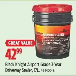 Canadian Tire Black Knight Airport Grade Driveway Sealer offer