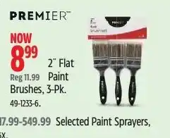 Canadian Tire Premier 2" Flat Paint Brushes offer
