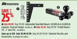 Canadian Tire Motomaster adjustable dual-ball mount offer