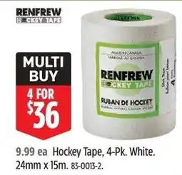 Canadian Tire Renfrew Hockey Tape offer