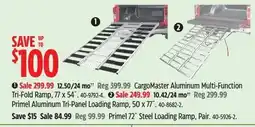 Canadian Tire CargoMaster Aluminum Multi-Function Tri-Fold Ramp offer