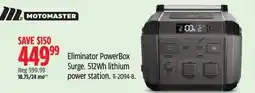 Canadian Tire Motomaster Eliminator PowerBox Surge offer