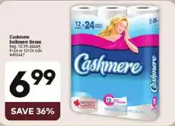 Giant Tiger Cashmere bathroom tissue offer
