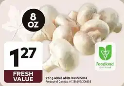 Giant Tiger whole white mushrooms offer