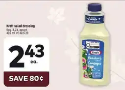 Giant Tiger Kraft salad dressing offer