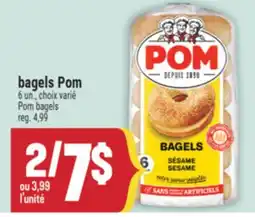 Marché Adonis bagels Pom | Pom bagels offer
