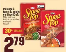 Marché Adonis mélange à farce au poulet ou dinde Kraft | Kraft chicken or turkey stuffing mix offer