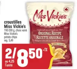 Marché Adonis CROUSTILLES MISS VICKIE'S | MISS VICKIE'S POTATO CHIPS offer
