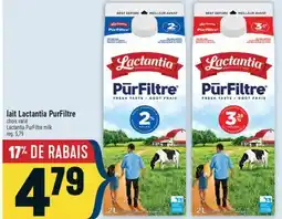 Marché Adonis lait Lactantia PurFiltre | Lactantia PurFiltre milk offer
