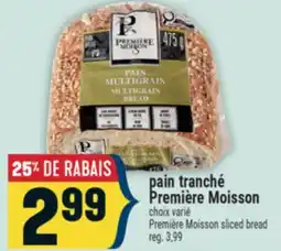 Marché Adonis pain tranché Première Moisson offer