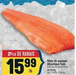 Marché Adonis filets de saumon Atlantique frais | fresh Atlantic salmon fillets offer