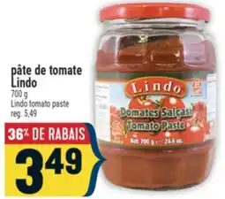 Marché Adonis PÂTE DE TOMATE LINDO | LINDO TOMATO PASTE offer