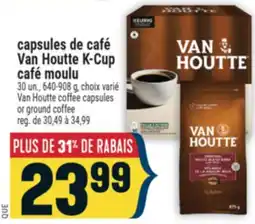 Marché Adonis CAPSULES DE CAFÉ VAN HOUTTE K-CUP CAFÉ MOULU | VAN HOUTTE COFFEE CAPSULES OR GROUND COFFEE offer