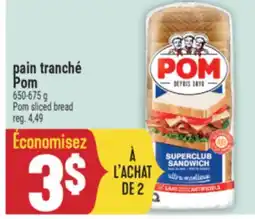 Marché Adonis PAIN TRANCHÉ POM | POM SLICED BREAD offer