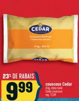 Marché Adonis couscous Cedar offer