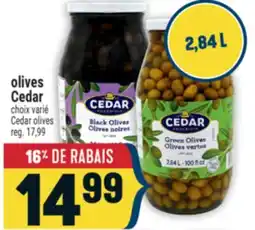 Marché Adonis olives Cedar | Cedar olives offer