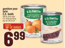 Marché Adonis garniture pour tarte E.D. Smith | E.D. Smith pie filling offer