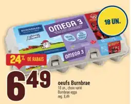 Marché Adonis OEUFS BURNBRAE | BURNBRAE EGGS offer