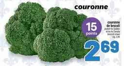 Metro couronne de brocoli offer