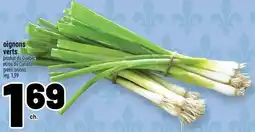 Metro green onions offer