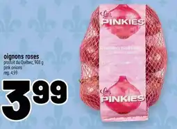Metro Les Pinkies pink onions offer