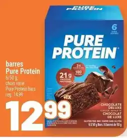 Metro Pure Protein bars offer