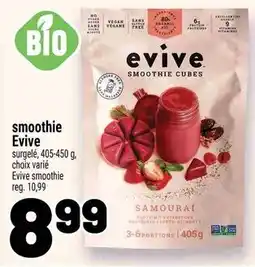 Metro evive smoothie cubes offer