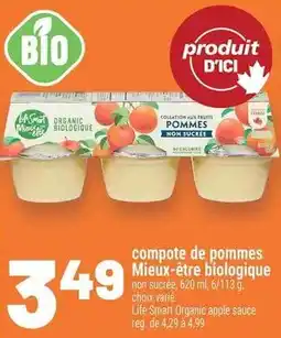 Metro Lifesmart organic apple sauce offer