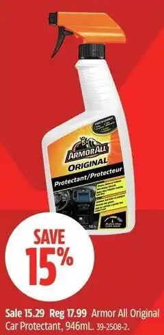 Canadian Tire Armor All Original Car Protectant offer