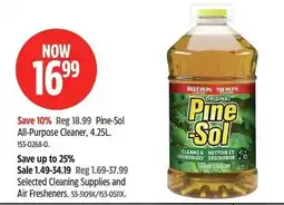 Canadian Tire Pine-Sol All-Purpose Cleaner offer