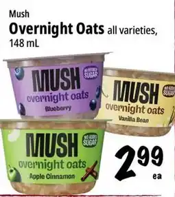 Farm Boy Mush overnight oats all varieties offer