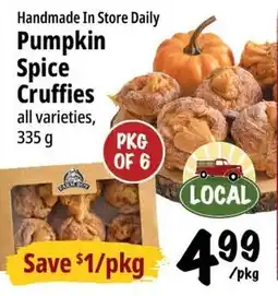 Farm Boy Pumpkin Spice Cruffies offer