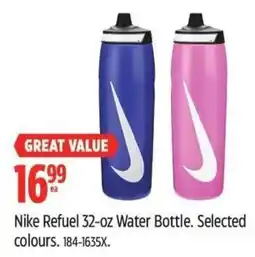 Canadian Tire Nike Refuel Water Bottle offer